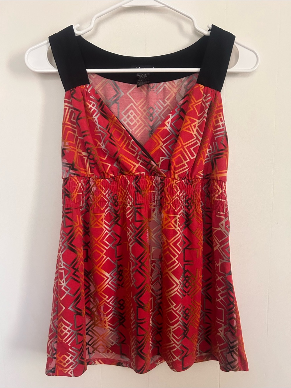 V-Neck Sleeveless Tunic Top